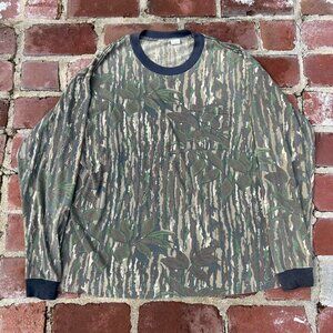 Vintage Realtree Camo Long Sleeve Shirt Made in USA